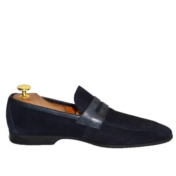New! Magnanni Ramiro II Loafer Blue Suede Size 7 M 22405 DD411 main image 5